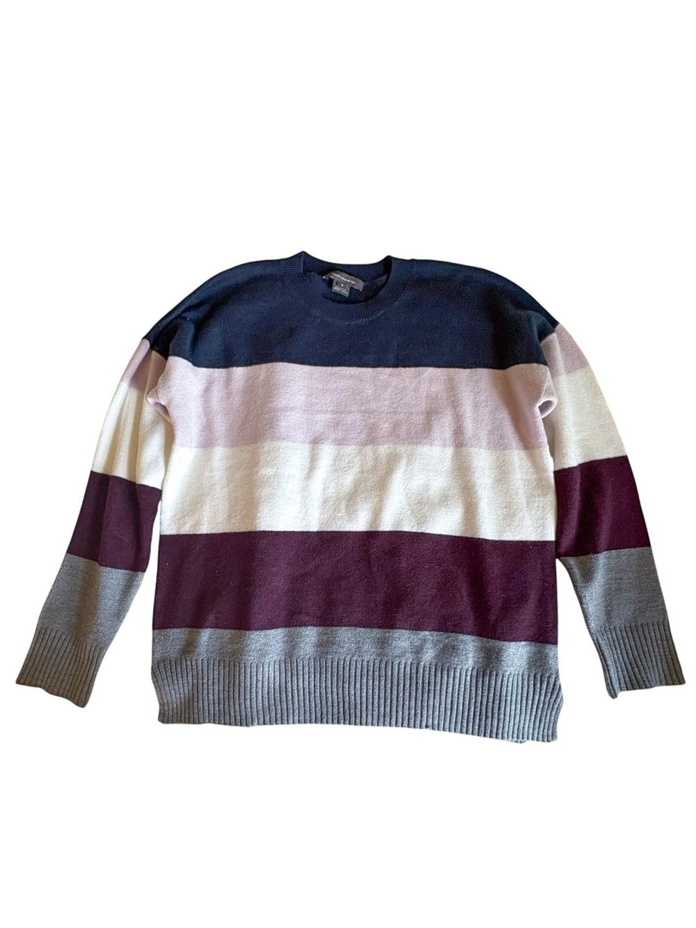 French Connection Color-block Crewneck Sweater - Picture 3 of 6